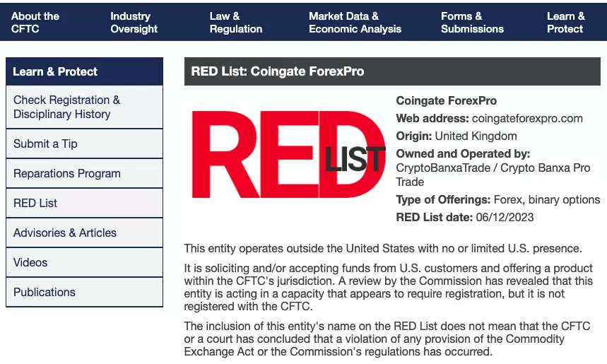 CoingateForexPro20Warning.webp