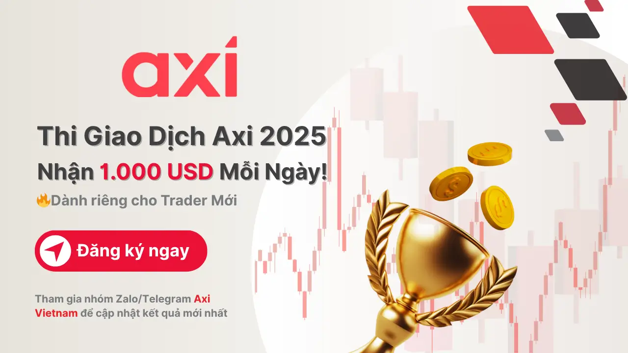 Cuộc Thi Giao Dịch Hàng Ngày Của Axi – Tổng Giải Thưởng 1000 USD Mỗi Ngày!