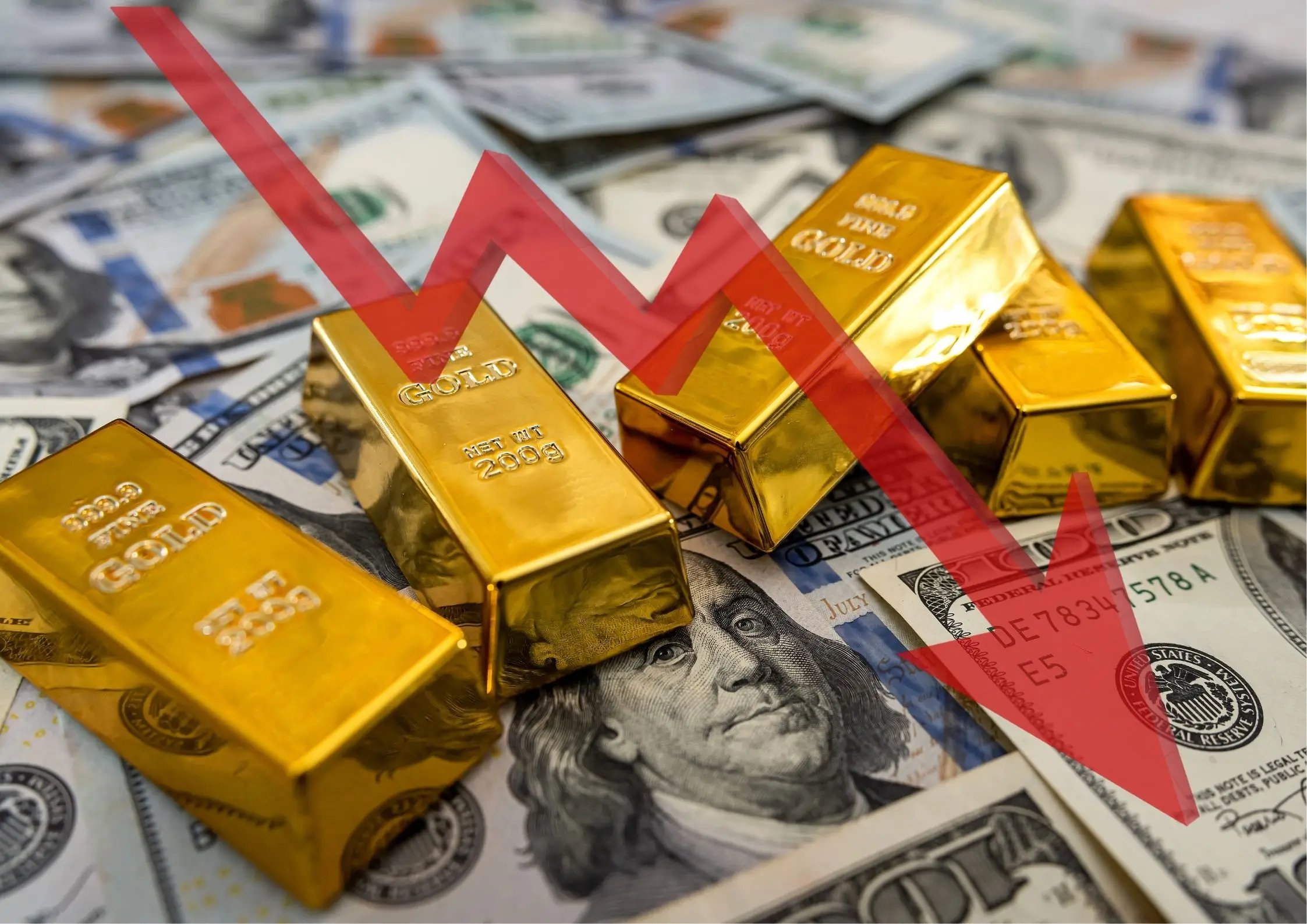 Giá vàng thế giới giảm khi lạm phát sản xuất Mỹ vượt dự báo, USD và lợi suất trái phiếu tăng