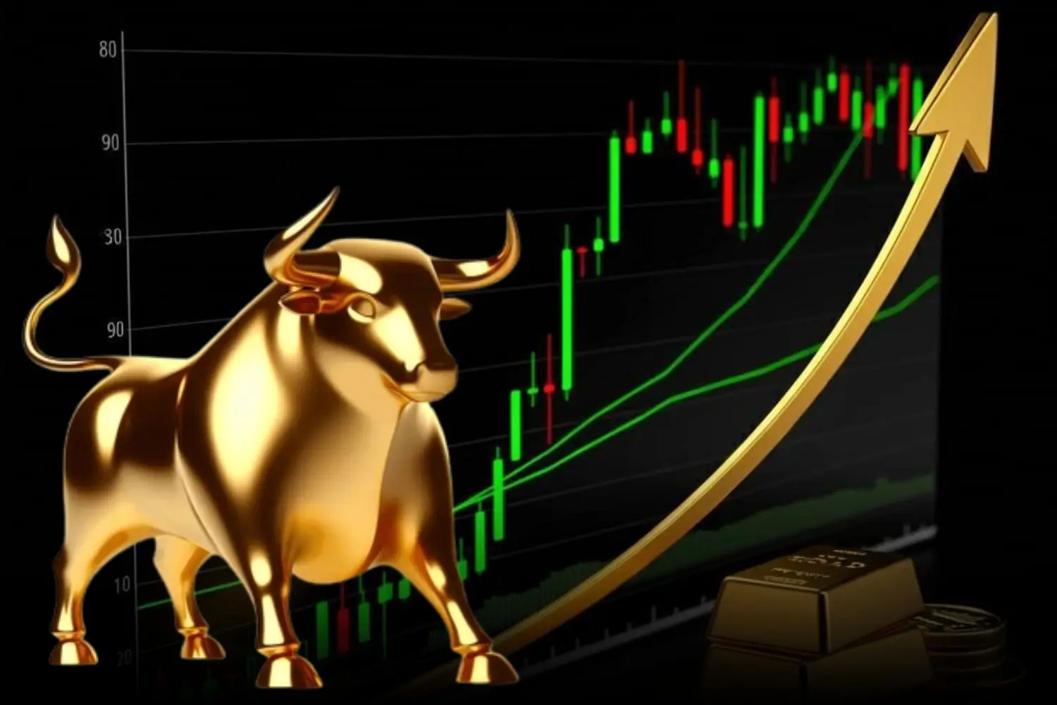 Giá vàng tiếp tục đi lên giữa kỳ vọng nới lỏng chính sách và tín hiệu kinh tế Mỹ hạ nhiệt