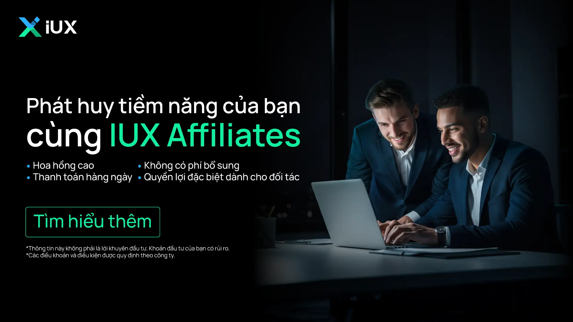 Khai Phá Tiềm Năng Thu Nhập Bất Tận từ IUX Affiliates: Hoa Hồng Cao, Thanh Toán Hàng Ngày & Quyền Lợi Độc Quyền
