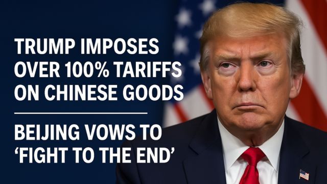 Trump áp thuế hơn 100% lên hàng Trung Quốc, Bắc Kinh tuyên bố "chiến đấu đến cùng"